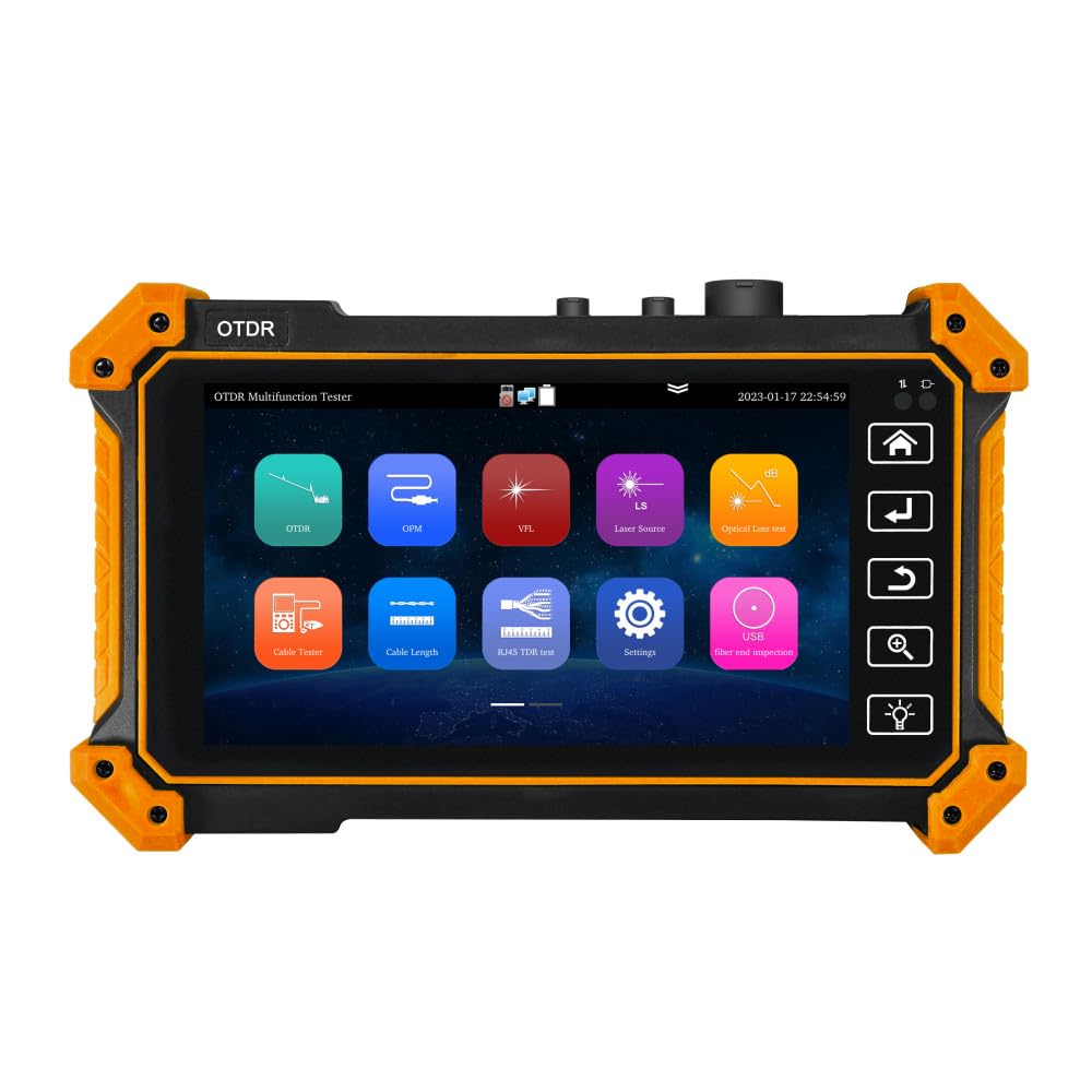 Optical Time Domain Reflectometer Otdr 1310 1550Nm - 5.5 Inch OTDR Fiber Tester Optical