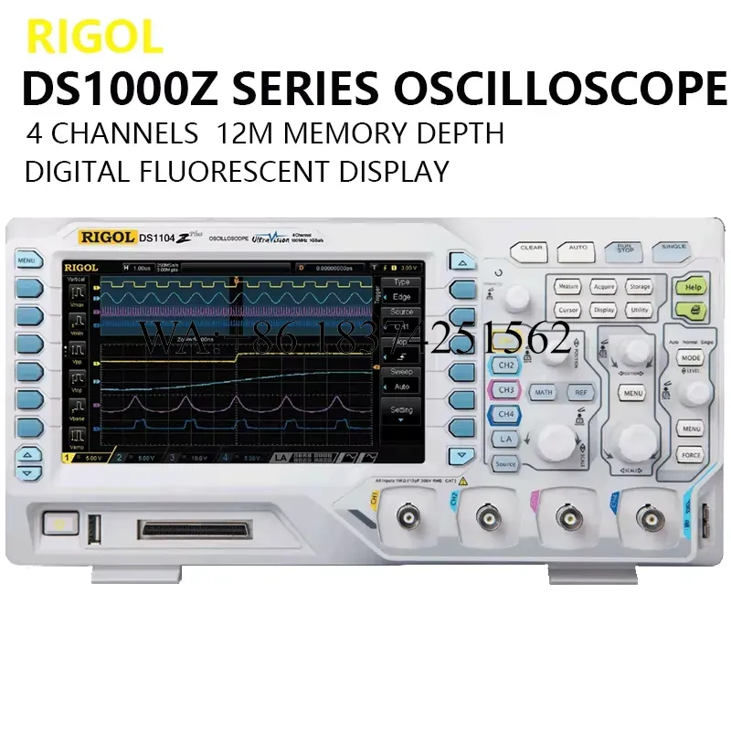 Wmwmnu for Digital Storage Osc - Digital Storage Oscilloscope 4 Channel 100Mhz ulasan dan harga