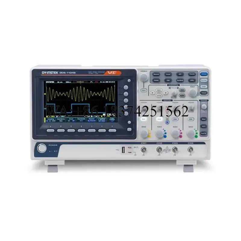 Wmwmnu for GDS-1104B 4-Channel - Digital Storage Oscilloscope 4 Channel 100Mhz ulasan dan harga